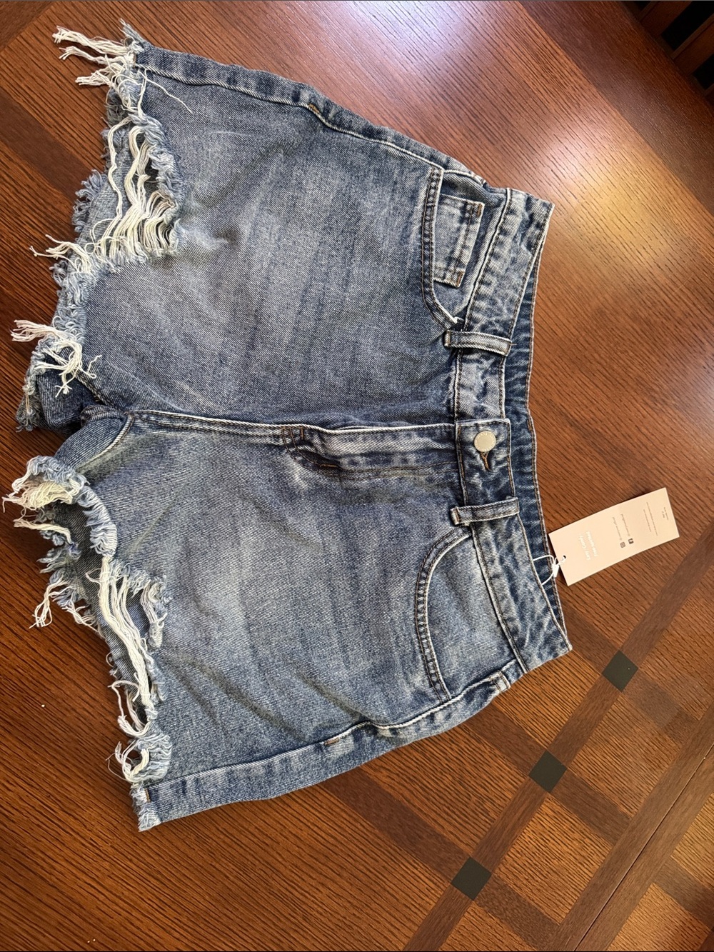 SHEIN distressed shorts New